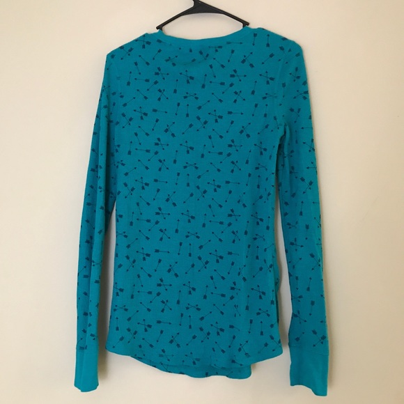 Teal Patterned Thermal - Picture 2 of 3